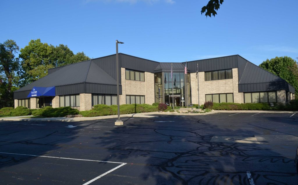 Exterior of the Buchertech office building in Valparaiso, Indiana